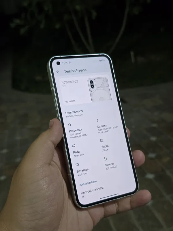 Nothing phone 1 white ( oq ) 1 Nothing phone 1 white ( oq ) 1