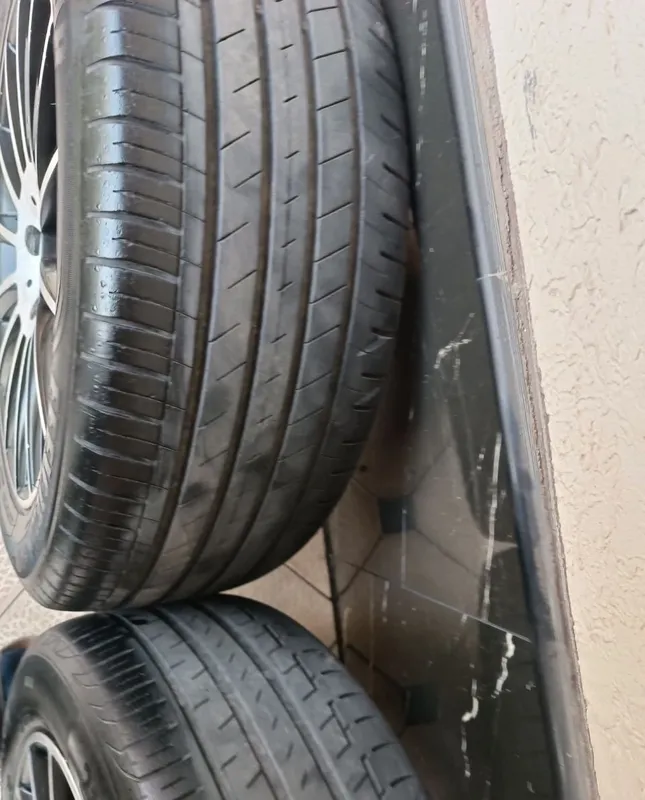 Шины на дисках в стиле Mercedes для Cobalt, 215/55 R17, в хорошем состоянии 8