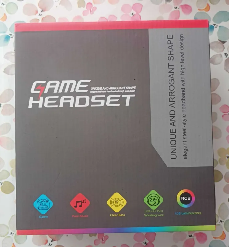 Игровые Наушники, новые, с RGB подсветкой. 2 Игровые Наушники, новые, с RGB подсветкой. 2