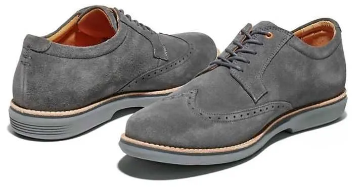 Мужские Оксфорды Timberland City Groove Brogue(серые) — фото 2