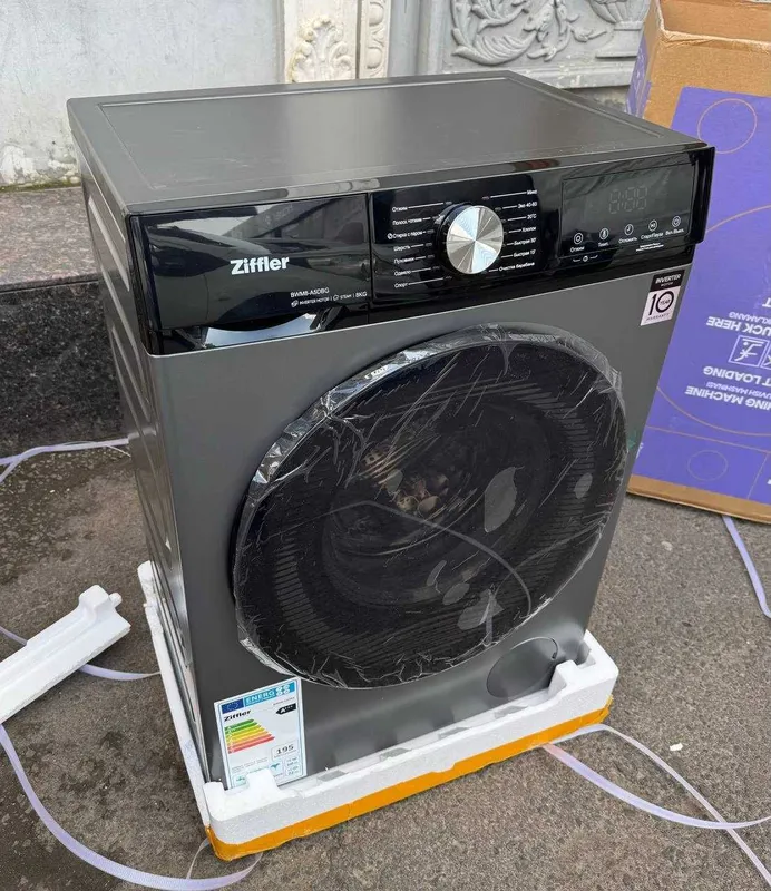 Стиральная машина Ziffler 8 кг BWM8-A5DBG Inverter Steam — фото 5