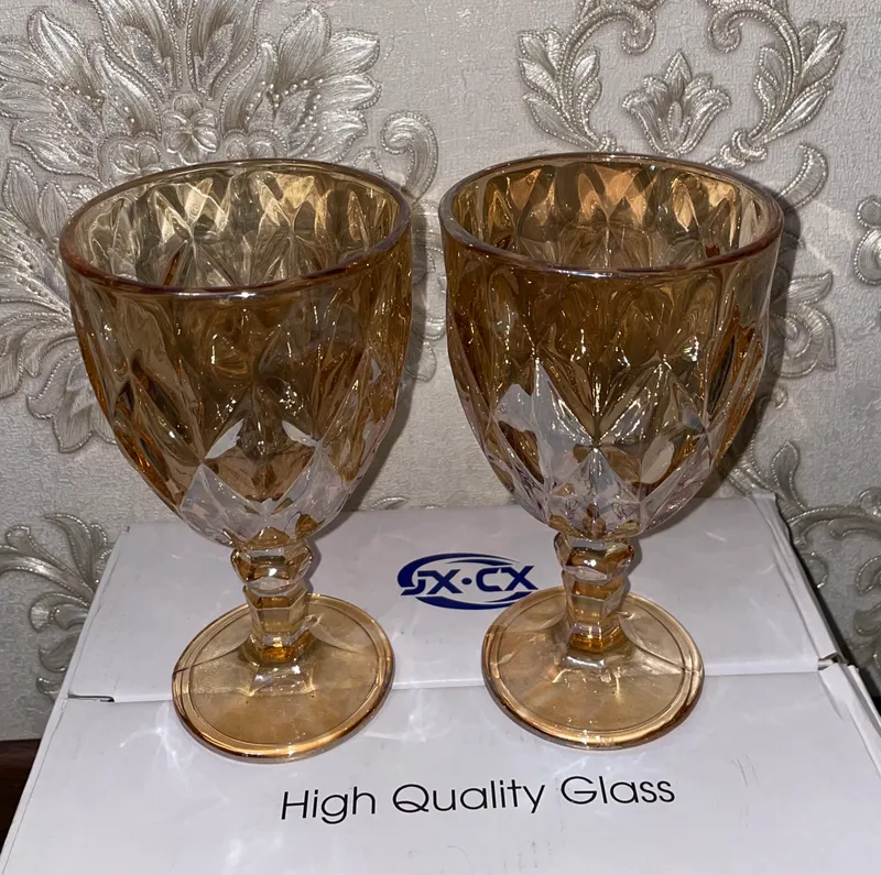 Фужеры в золотистом цвете (310 ml) 6 шт 2 Фужеры в золотистом цвете (310 ml) 6 шт 2