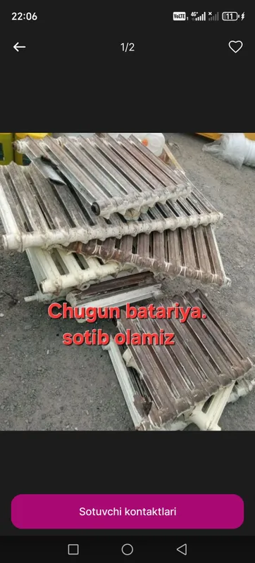 chugun bateriya sotib olamiz 24 7