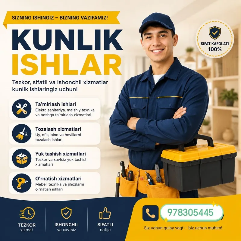 Kunlik mardikor ishchilar bor