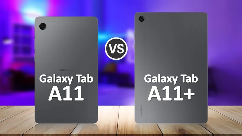 Samsung Tab A11 vs A11+ New 3
