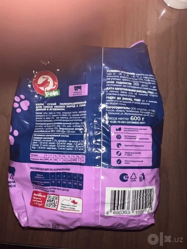 Kichik zotli itlar uchun ozuqa sotiladi. 2 Kichik zotli itlar uchun ozuqa sotiladi. 2
