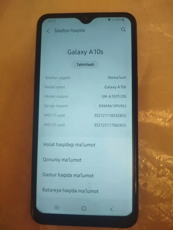Samsung Galaxy A 10s 1 Samsung Galaxy A 10s 1