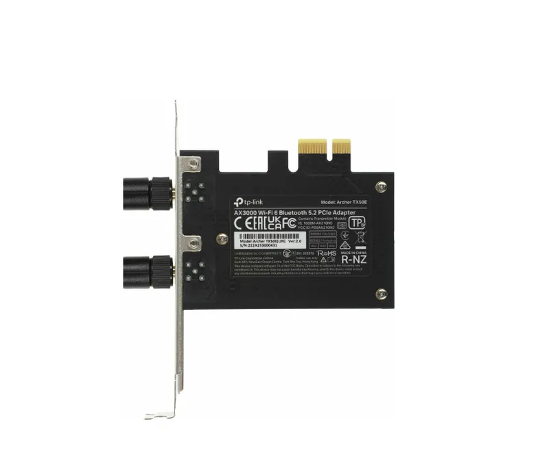 | WiFi + Bluetooth TP-Link Archer TX50E tarmoq adapteri 4