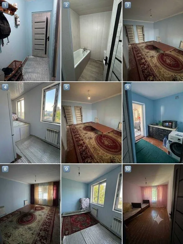 3 xonali kvartira sotiladi, 64 m². Продается 3-комнатная кв 64 m²