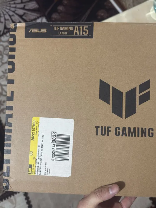 Notebook Tuf gaming a15 7