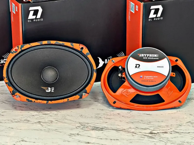 DL Audio Gryphon Pro 69 Midbass Мощные мидбасы 150 Вт|(kenwood 718) — фото 2