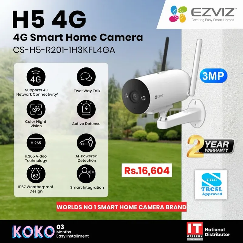 Kamera Ezviz CS-H5 (3MP) 4G — фото 1