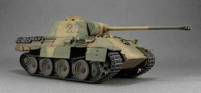 Сборная модель немецкого среднего танка Pz.kpfw. V Panther Ausf.A — фото 3