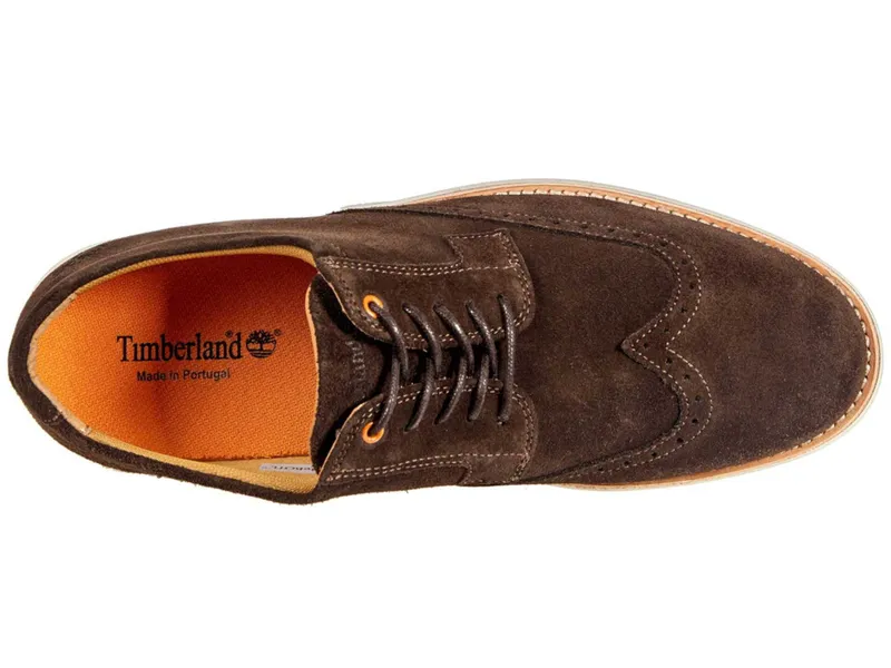 Мужские Оксфорды Timberland City Groove Brogue(коричневые) — фото 1