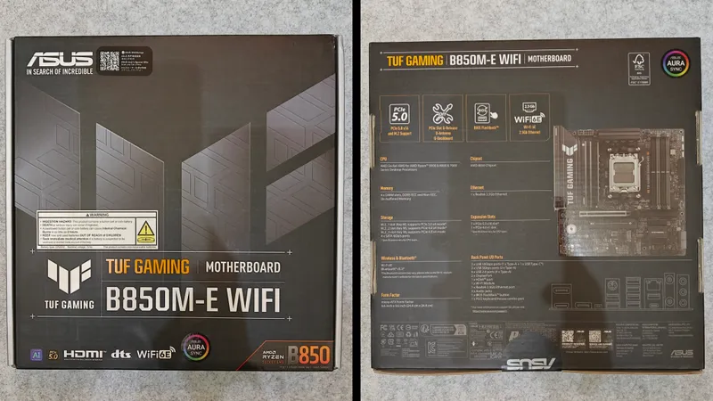Материнская плата ASUS TUF GAMING B850M-E WIFI — фото 7