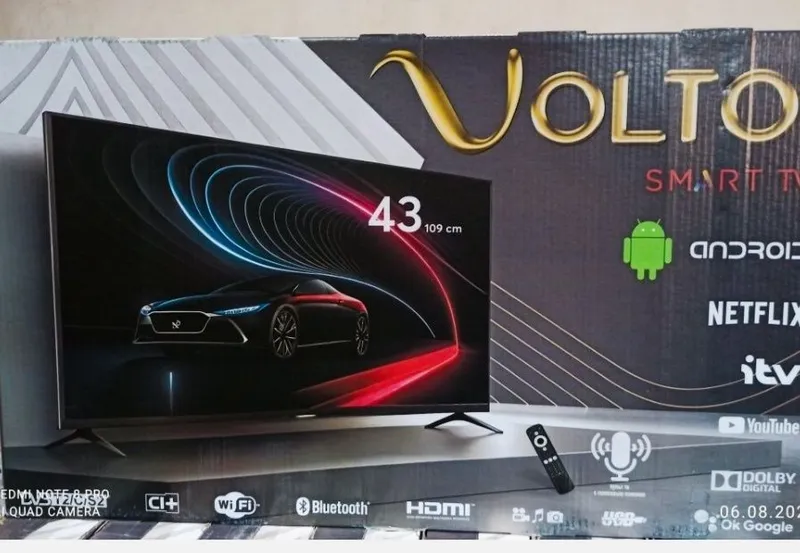 SMART ТВ Volto 43-9000, android TV, новый в упаковке 3 SMART ТВ Volto 43-9000, android TV, новый в упаковке 3