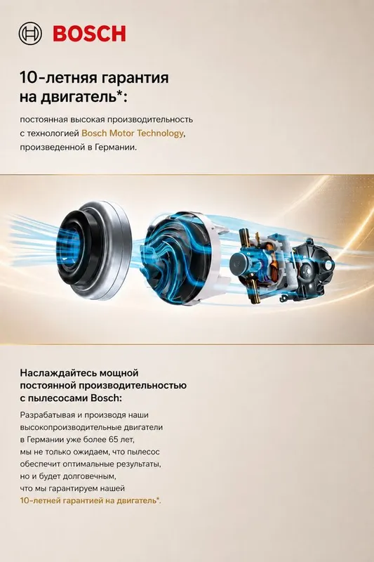 Пылесос с мешком Bosch BGL8GOLD 8 серия напольный мощный Германия — фото 3
