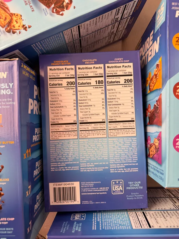 Pure protein bars 3