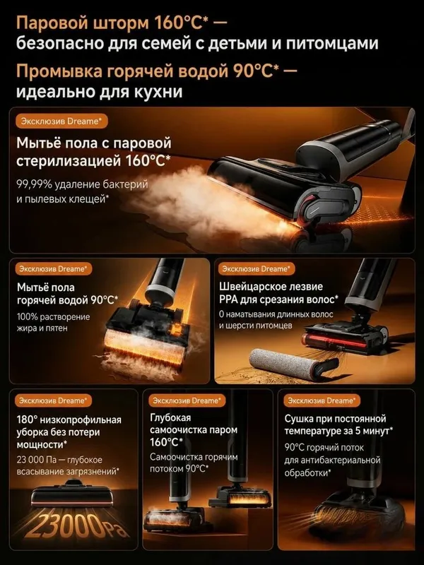 Dreame H15 Mix — моющий пылесос 7 в 1 оригинал новинка 4 Dreame H15 Mix — моющий пылесос 7 в 1 оригинал новинка 4