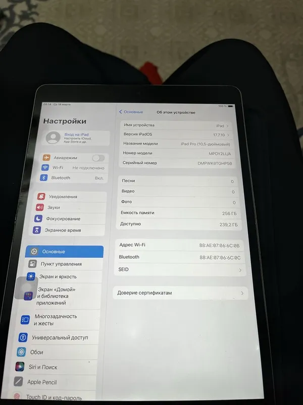 iPad pro 256 gig 5 iPad pro 256 gig 5