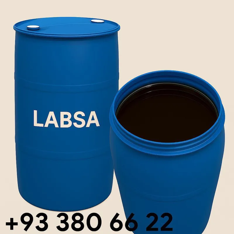 LABSA, или линейная алкилбензолсульфокислота. LABSA, или линейная алкилбензолсульфокислота.
