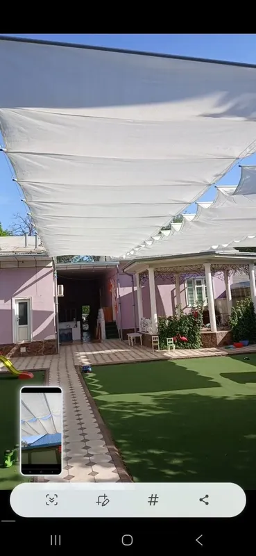 Соя сетка. Теневая сетка. Затеняющая сетка. Shade net. Римские шторы . — фото 2