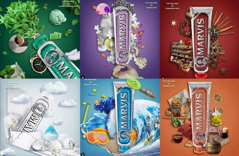 Зубная паста Marvis Cinnamon Mint 85 мл — свежесть и аромат корицы — фото 3