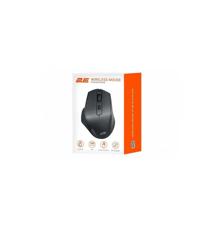 } 2E MF2010 Rechargeable WL Black sichqonchasi 1 } 2E MF2010 Rechargeable WL Black sichqonchasi 1