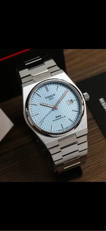 Срочно продается новые часы Tissot PRX Powermatic 80 Ice Blue 40mm 1