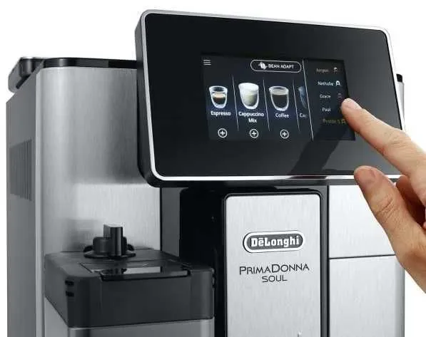 Кофемашина DeLonghi ECAM610.55SB PrimaDonna SOUL бонус DeLonghi стакан — фото 4