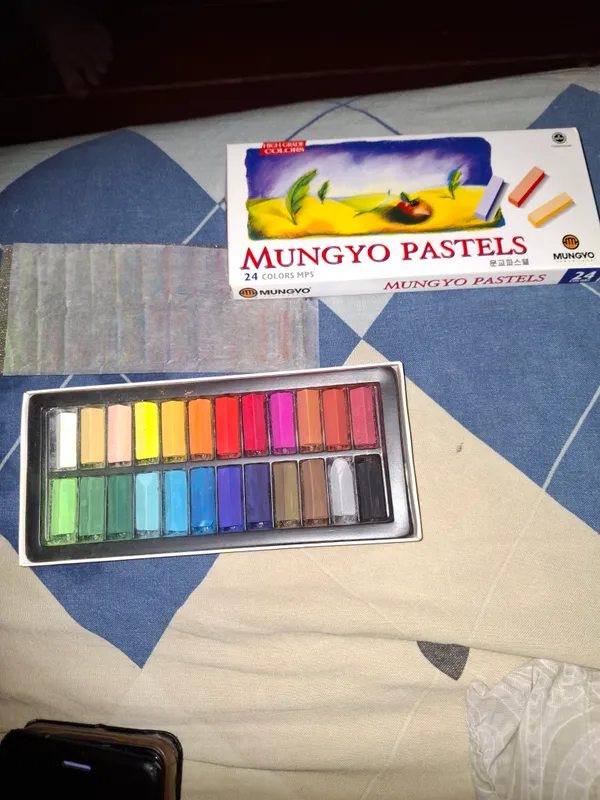Badiiy bo‘rlar 24 rang mungyo pastels 1