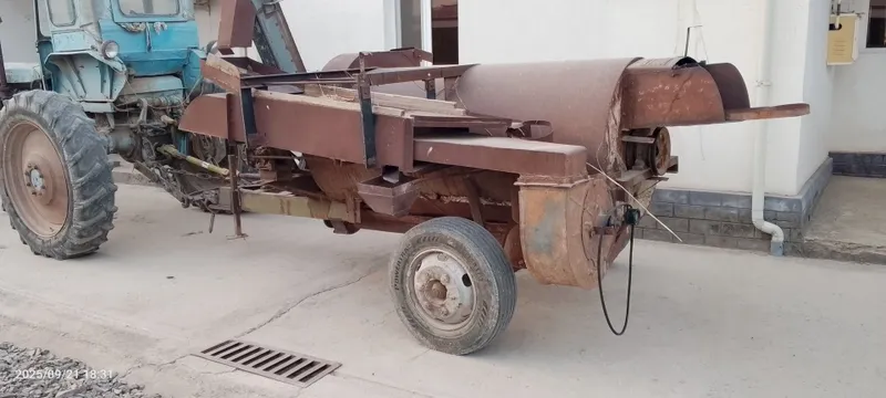 Traktor va mini kombayn sholi va bugʻdoy chiqaradi holati zoʻr — фото 3