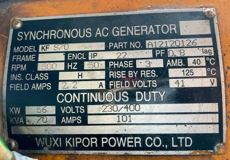 генератор дизельный 50kw KIPOR KDE75SS3 1