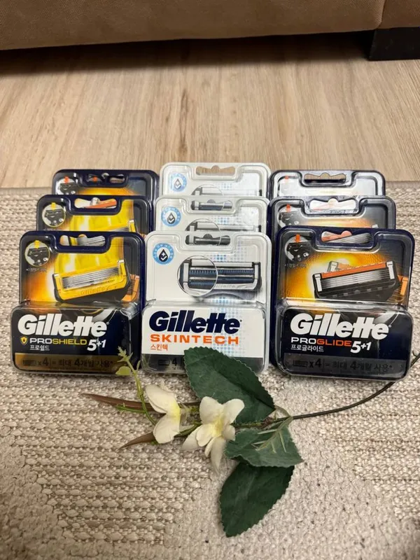 Акция на лезвия доя станков «Gillette” оригинал из Кореи