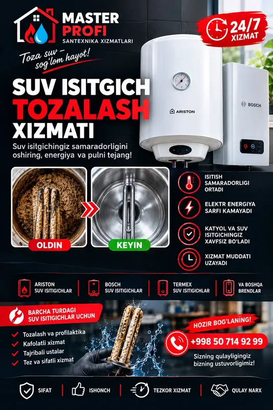 Suv isitgich areston tozalash hizmati 1 Suv isitgich areston tozalash hizmati 1