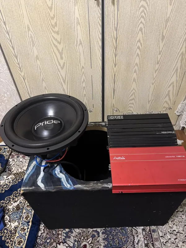 Pride hp 15 dyum + edge monoblok + aura 4 kanal