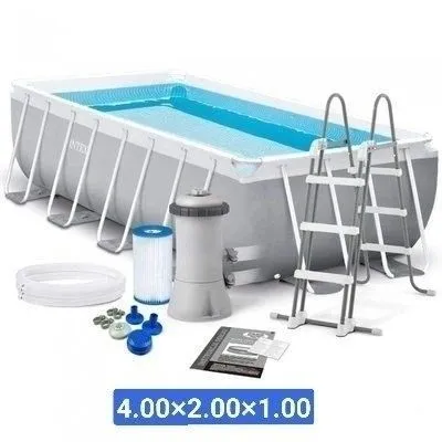 Basseyin |каркасний |бассейин INTEX 400×200×100 достафка бесплатная