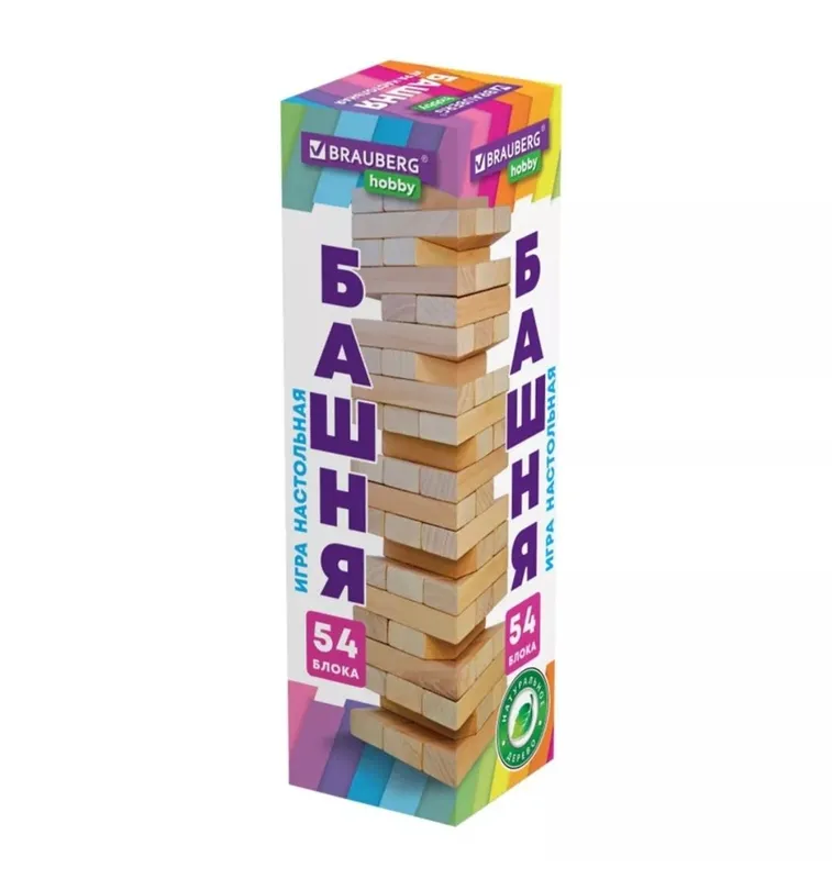 Настольная игра "Башня" (Jenga) Brauberg