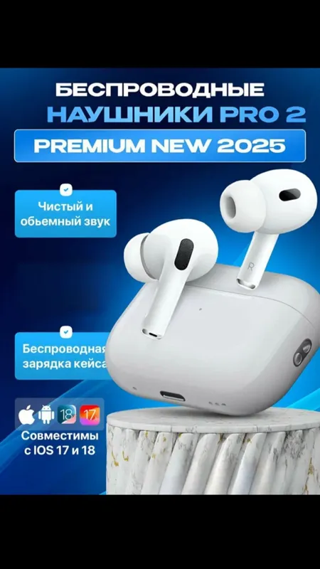 Simli bo‘lmagan quloqchin AirPods new 2025 Simli bo‘lmagan quloqchin AirPods new 2025
