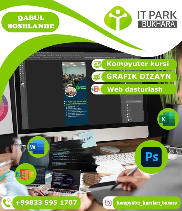 Kompyuter kurslariga qabul davom etmoqda! — фото 2