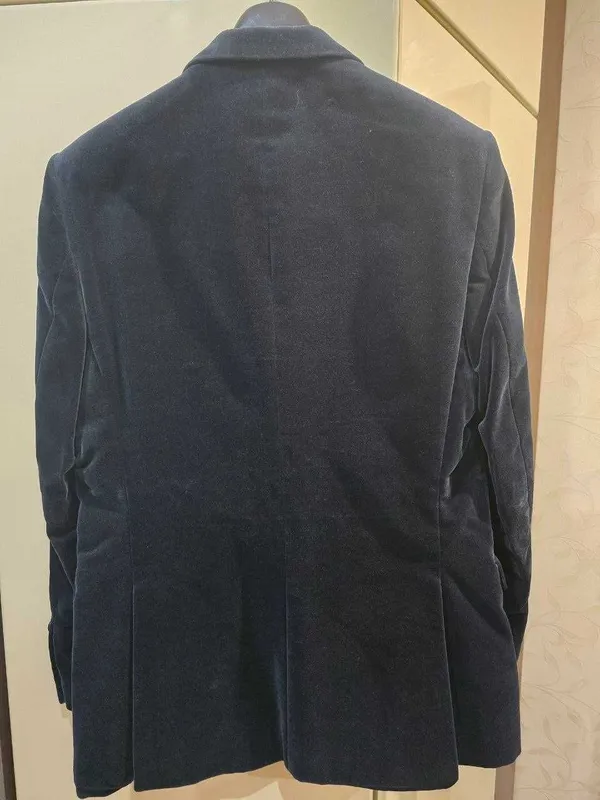 Продается Мужской бархатный пиджак Zara Man (б/у), размер 50 (L) 2