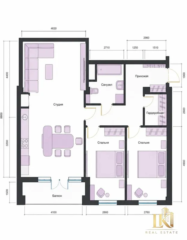 3/5/12 ЖК Celebrity Residence, Яккасарайский район, коробка