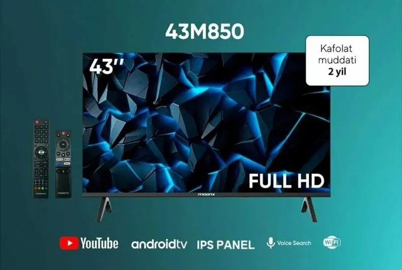 Moonx 43″ M850 | 4K Ultra HD | Smart TV | Новый | Бесплатная доставка