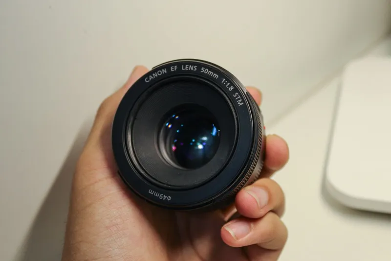 Canon EF 50mm f/1.8 STM обьектив — фото 1