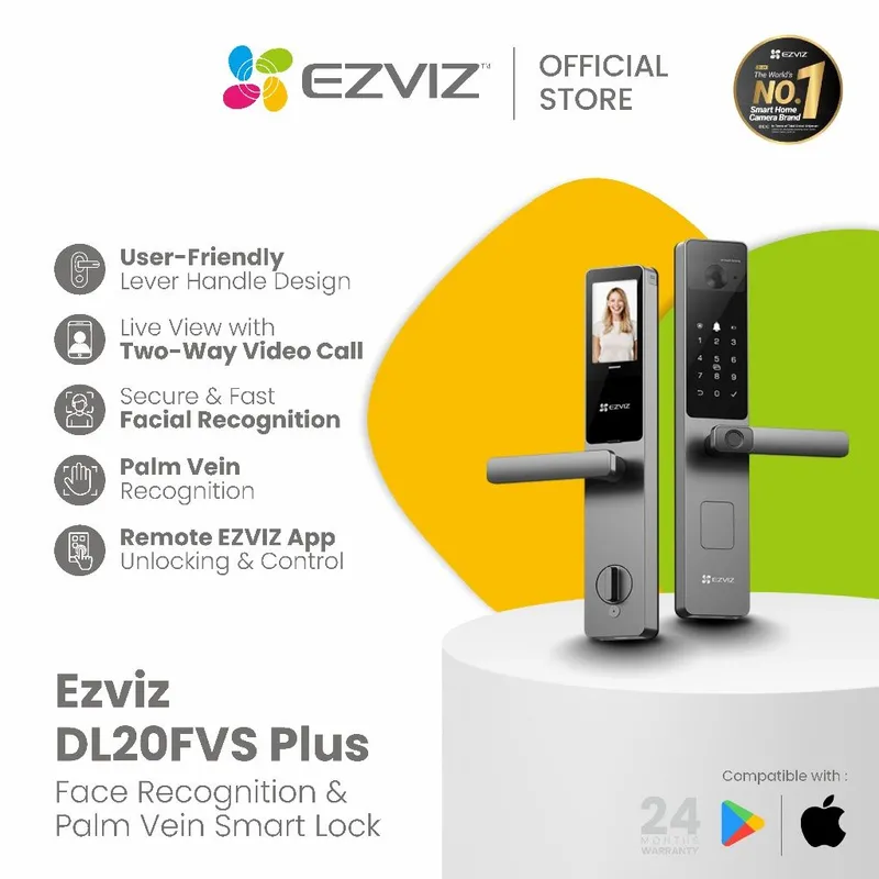 Ezviz умная замок с Face ID CS-DL20FVS (WBP,GR) 1