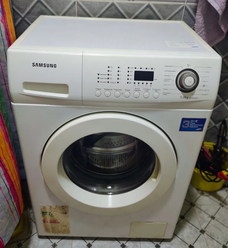 Samsung 5 kg kir yuvish mashinasi, ishlatilgan 1