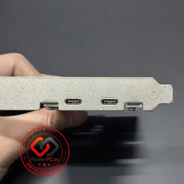 PCi-e Type-C 2-port 10Gbps USB 3.2 Плата 5
