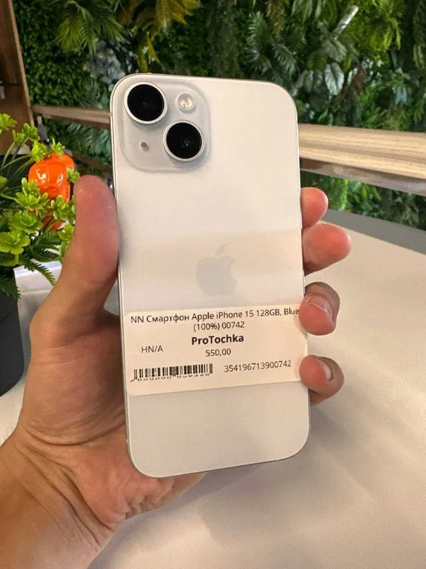 iPhone 15 128Gb Blue 100% 30-sikl 1