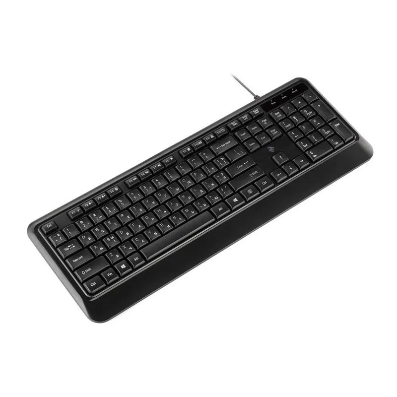 Клавиатура проводная 2E Keyboard KS130 USB Black — фото 1