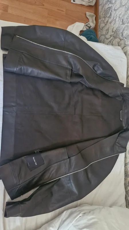 Мужская кожаная куртка Massimo Dutti Оригинал L 4